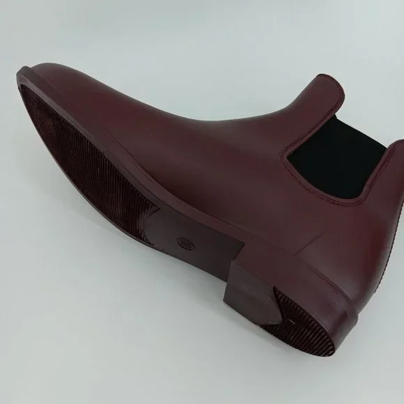 A NEW DAY BURGUNDY CHELSEA WATERPROOF BOOTS SIZE 7 - Picture 7 of 13